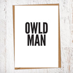 Owld Man Geordie Card Birthday Card
