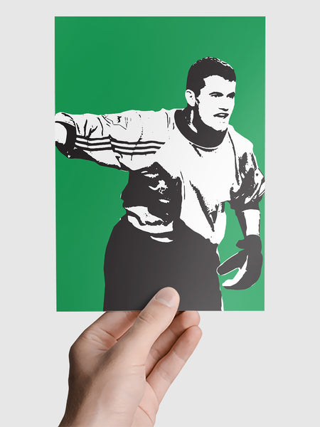 Shay Given NUFC Geordie Print A5, A4, A3 A2 or A1 Sizes
