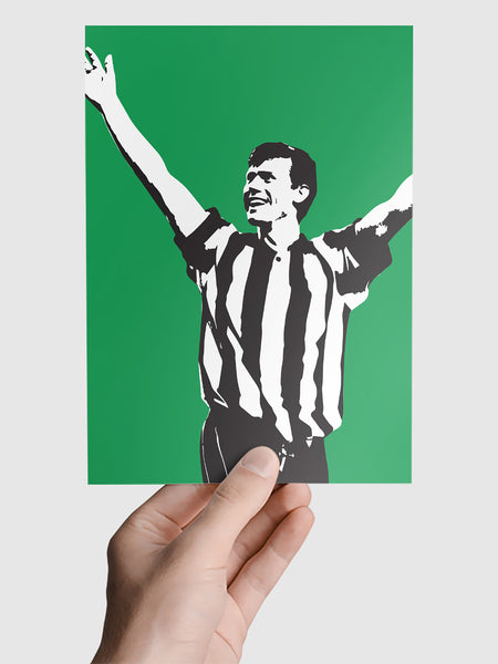 Robert Lee NUFC Geordie Print A5, A4, A3 A2 or A1 Sizes