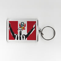 Nolberto Solano NUFC Geordie Plastic Keyring