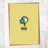 TIT Illustration Name Calling Card Blunt Cards