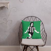 Kevin Keegan NUFC Geordie Cushion 18x18 Inches