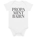 Propa Mint Bairn Geordie Organic Cotton Baby Grow