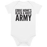 Eddie Howe's Black & White Army NUFC Geordie Organic Cotton Baby Grow
