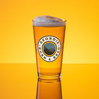 Geordie Born & Bred Geordie Pint Glass