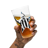 Alan Shearer Blue Star NUFC Geordie Pint Glass